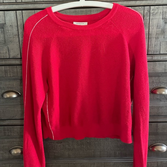 Babaton RED SWEATER - Picture 1 of 7